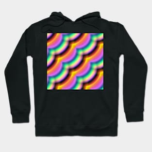 Colorful waves Hoodie